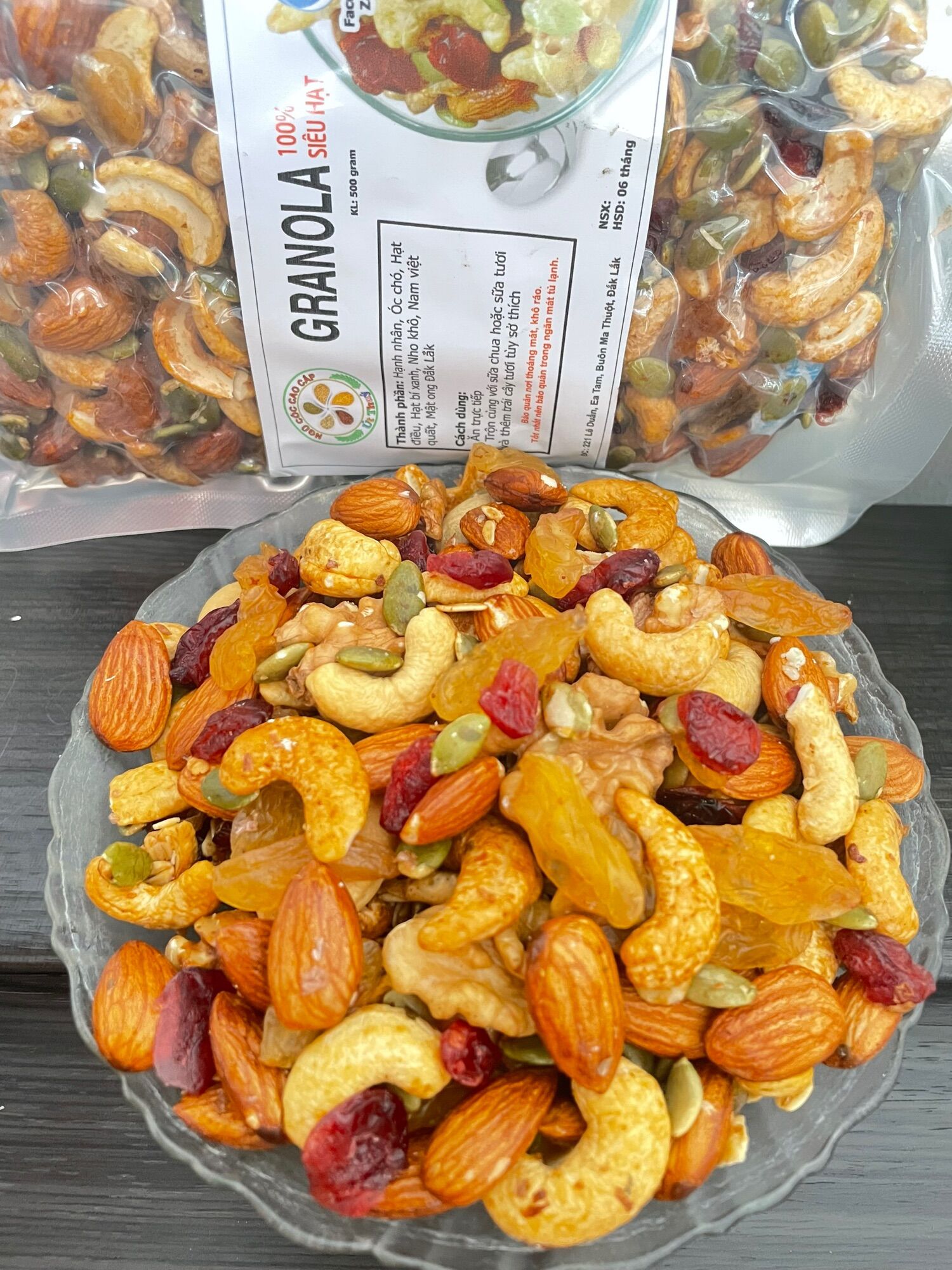 (500GR) GRALONA CAO CẤP 100% ( KHÔNG YẾN MẠCH) NGŨ CỐC NGUYÊN HẠT, ĂN KIÊNG, ĂN VẶT, BÀ BẦU, TRẺ EM, TĂNG CÂN, GIẢM CÂN, GRANOLA ÚT THUÝ, MIX HẠT, MIX NUTS ngucocutthuy203 ngucocutthuy