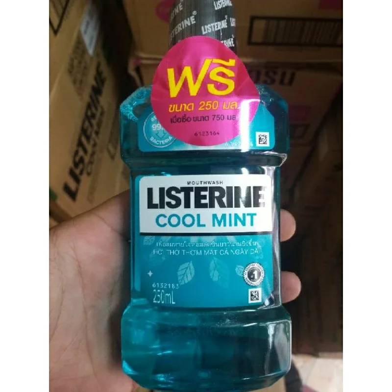 Nước xúc miệng LISTERINE 750ml Bạc Hà