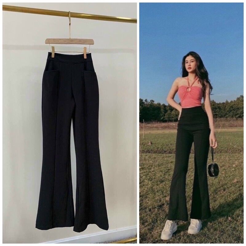 (SHOP TÁO ĐỎ BIGSIZE 50kg đến 90kg) quần ống loe bigsize