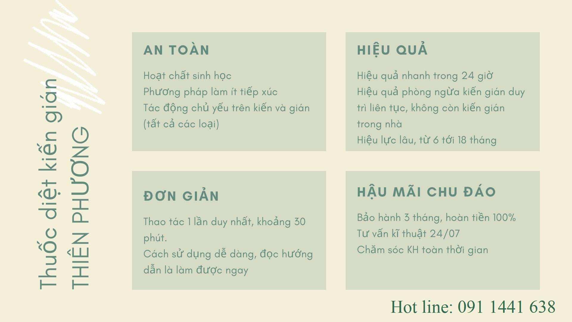 Thuốc diệt kiến sinh học Thiên Phương