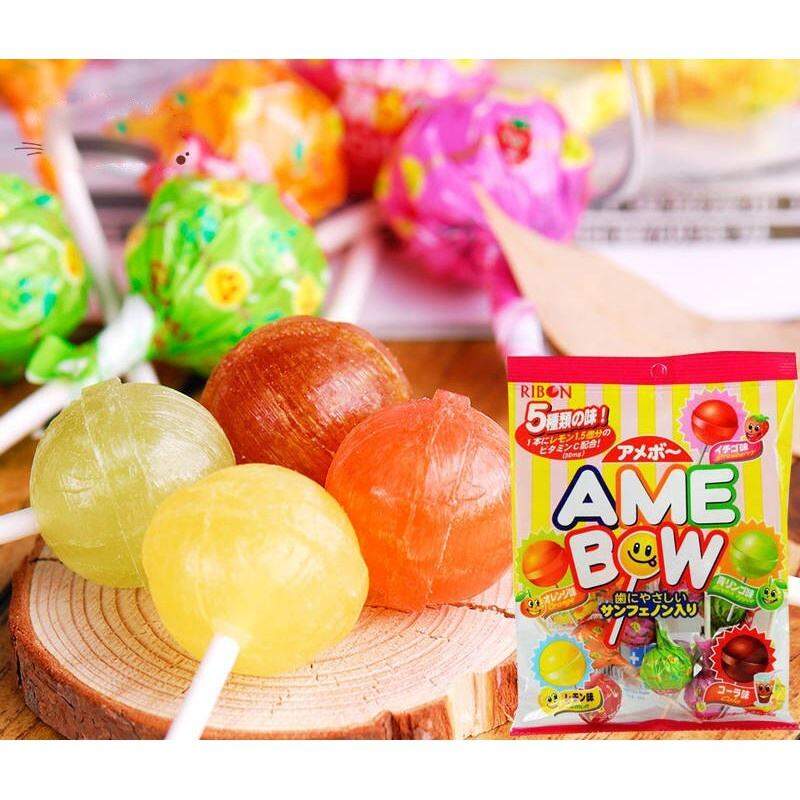 Kẹo Mút Vị Trái Cây AME BOW - Nhật Bản