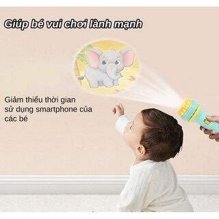 Đèn Pin Chiếu 80 hình cho bé