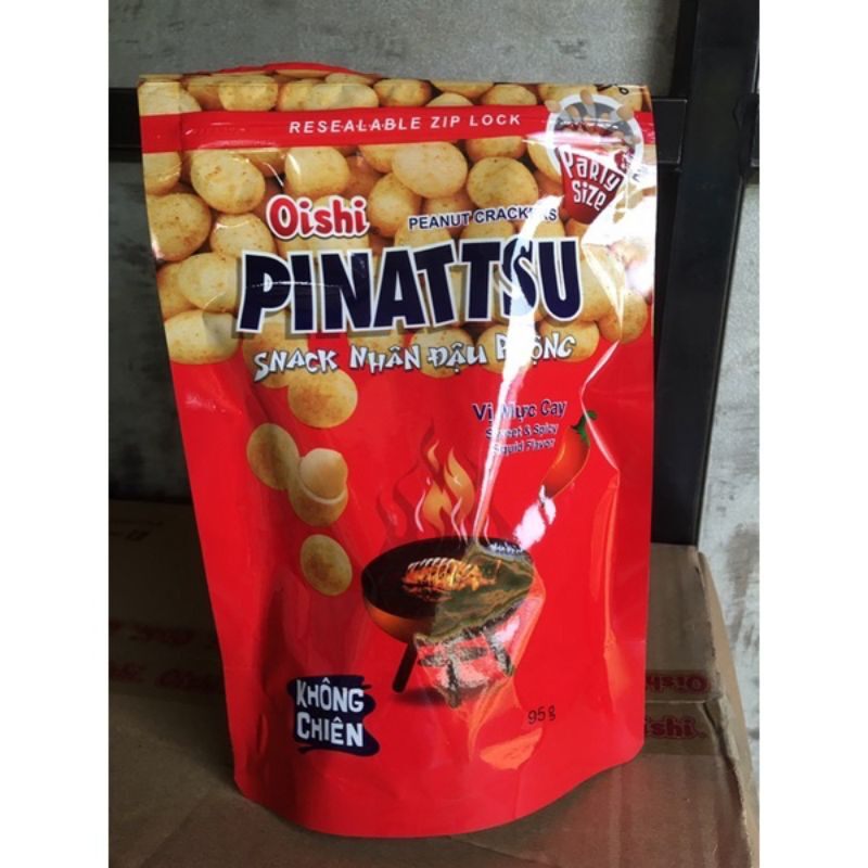 bánh đậu phộng da cá oShi siêu ngon bùng vị