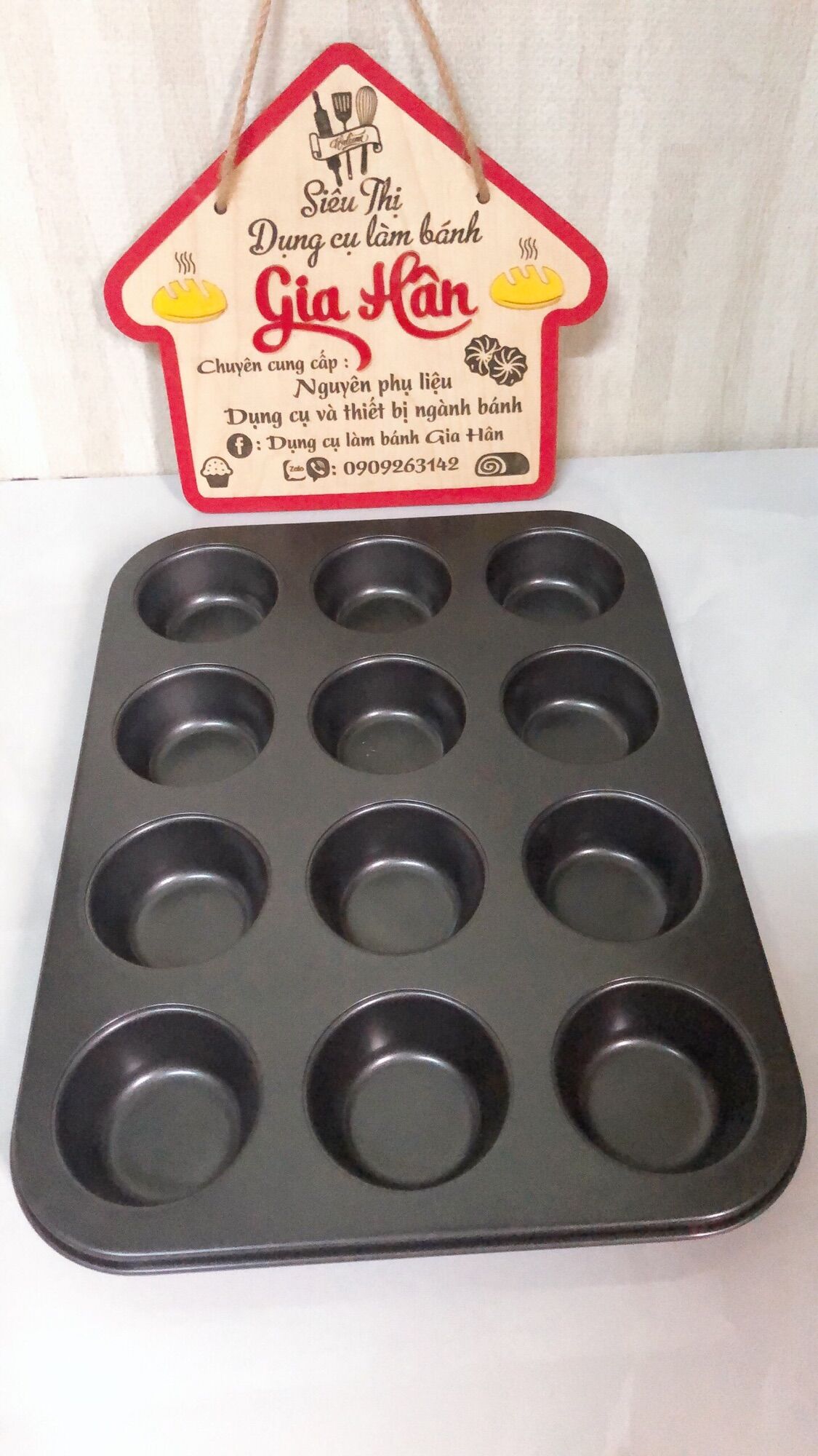 Khuôn cupcake 12 bánh