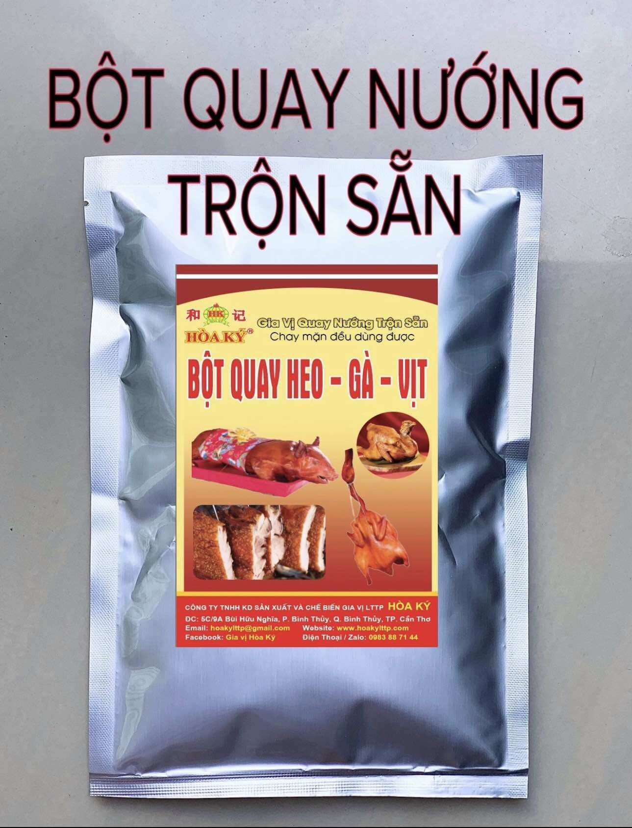 Bột quay nướng trộn sẵn heo gà vịt 500gr
