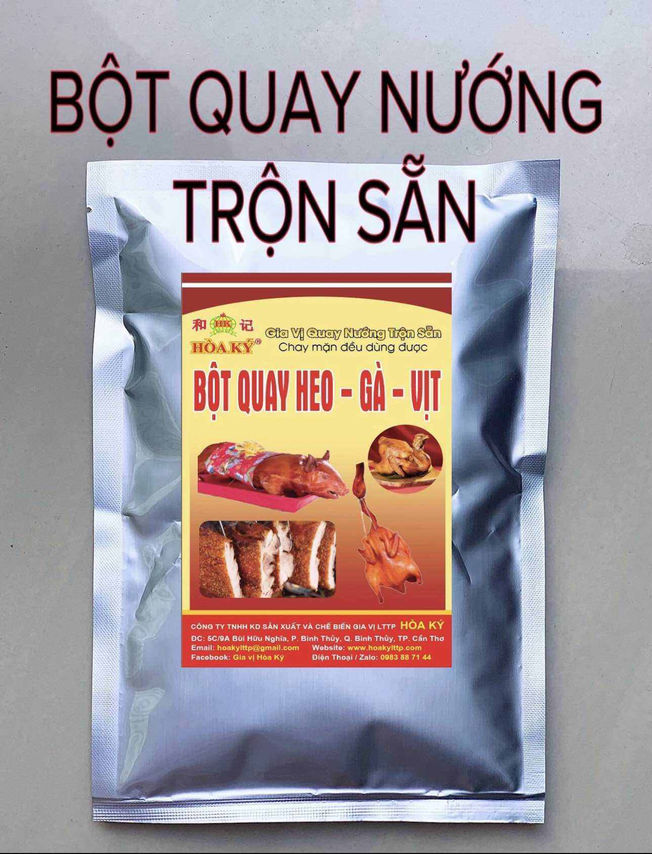 BỘT QUAY NƯỚNG trộn sẵn HEO GÀ VỊT 500gr