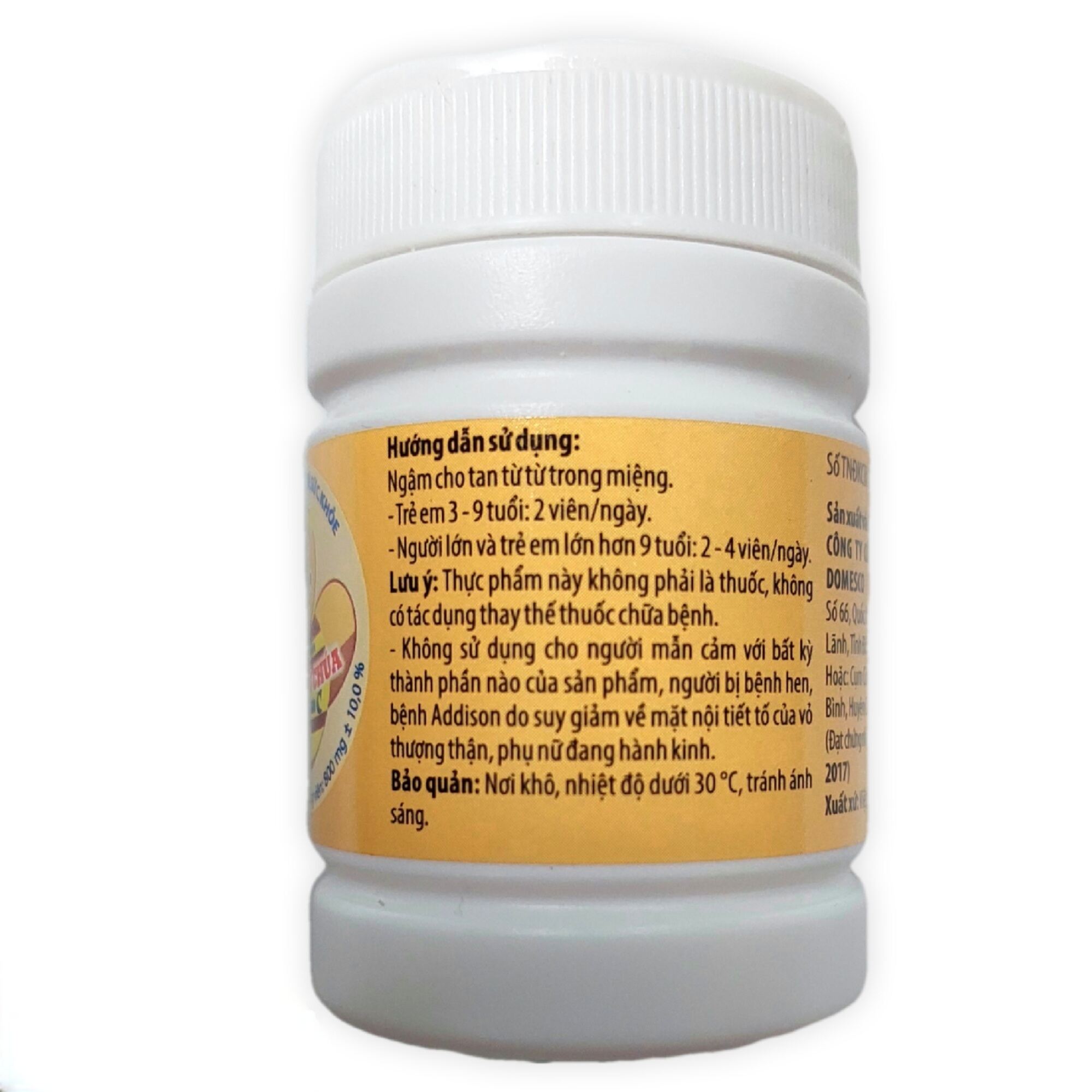 Kẹo vitamin C sữa ong chúa chính hãng Domesco