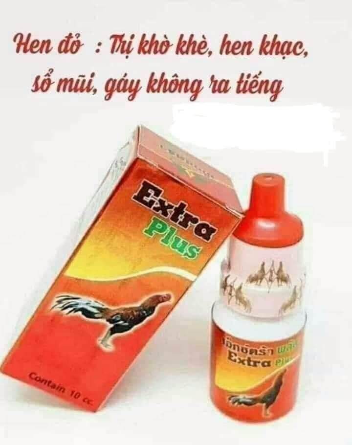 EXTRA PLUS  - CH.Ữ..A KHÒ KHÈ CHO GÀ CHỌI GÀ TRE [ 10 ML ]