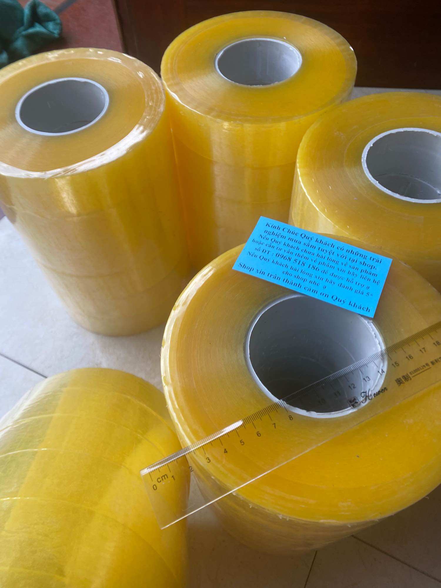 Băng Dính Loại 1kg Lõi Mỏng 3mm