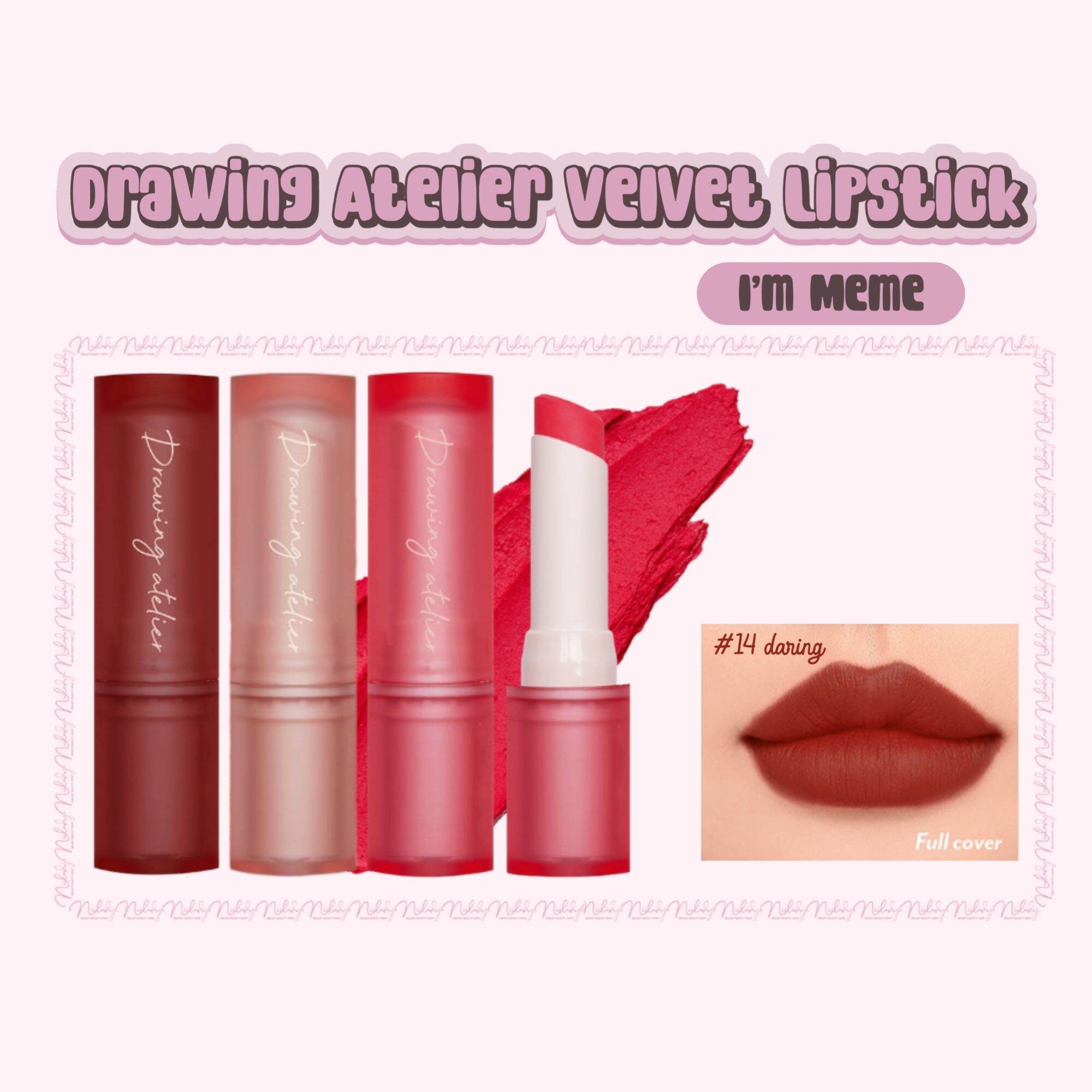 Son thỏi I'M MEME Drawing Atelier Velvet Lipstick