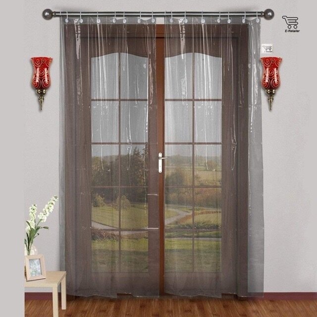 Tấm rèm pvc trong suốt 1m2 x 2m5 x 0.2mm