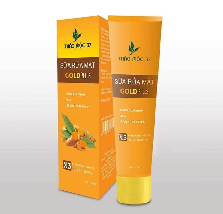 Combo cao tinh nghệ và sữa rửa mặt thảo mộc 37