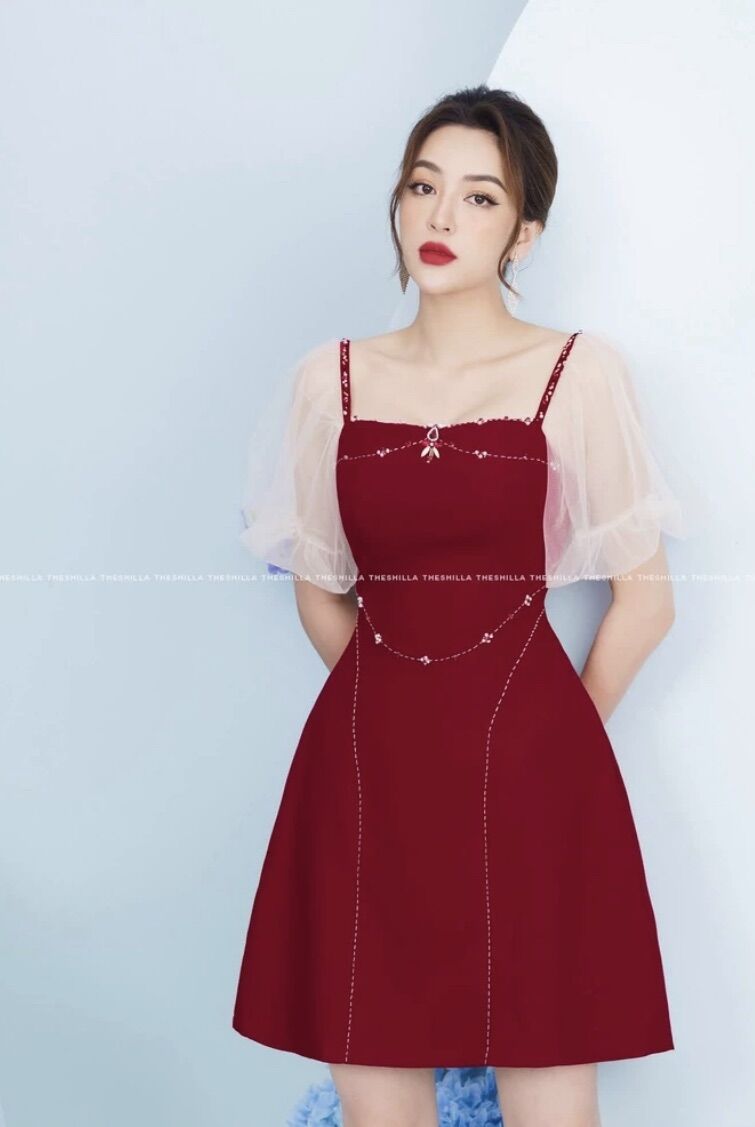 Đầm Shilla đính đá size S