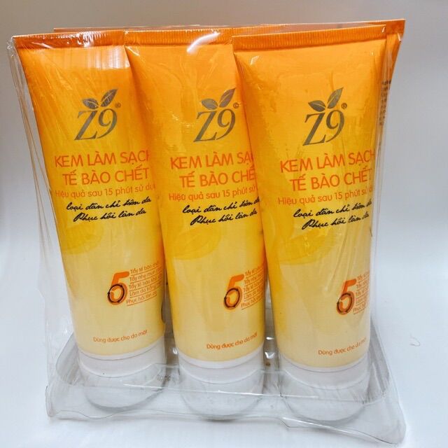 Lốc 6 tuýt tẩy tế bào chết Z9