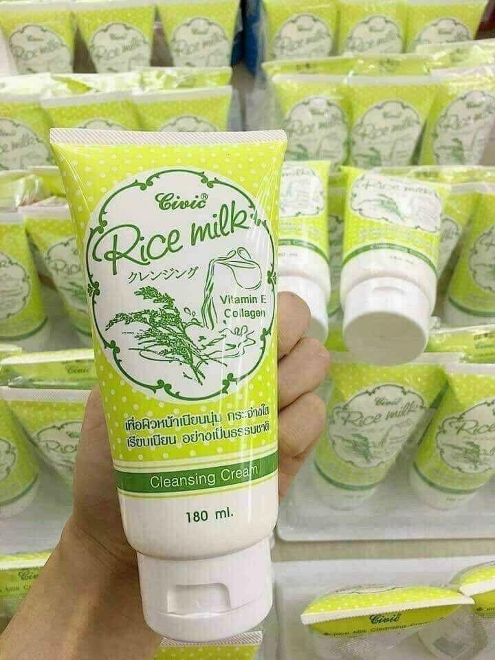 Sữa rửa mặt gạo thái lan trắng da