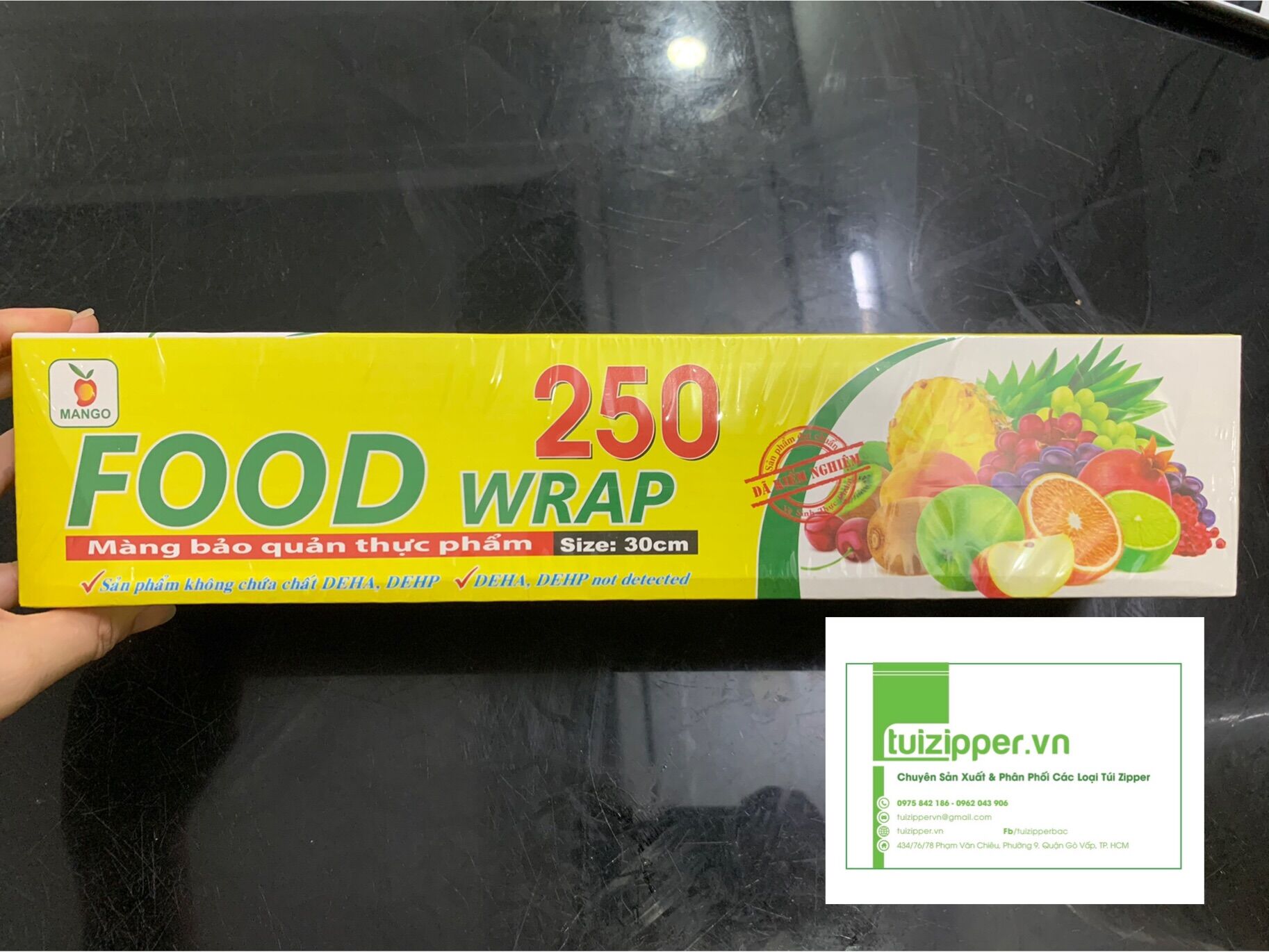 1 cuộn màng bọc thực phẩm mango 250, mango 450