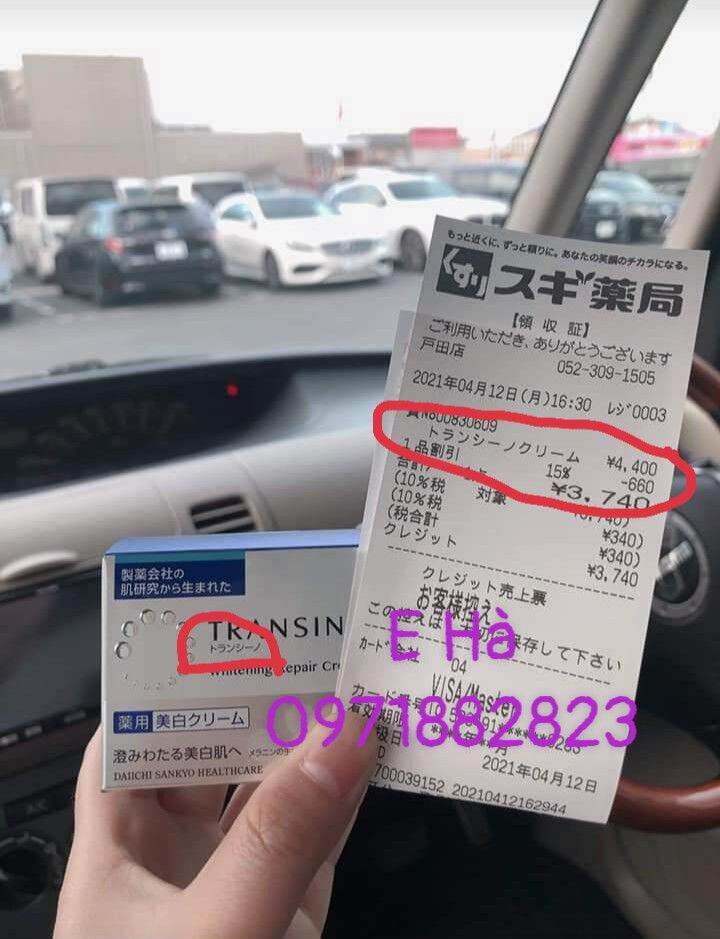Kem đêm transino 35g nhật bản