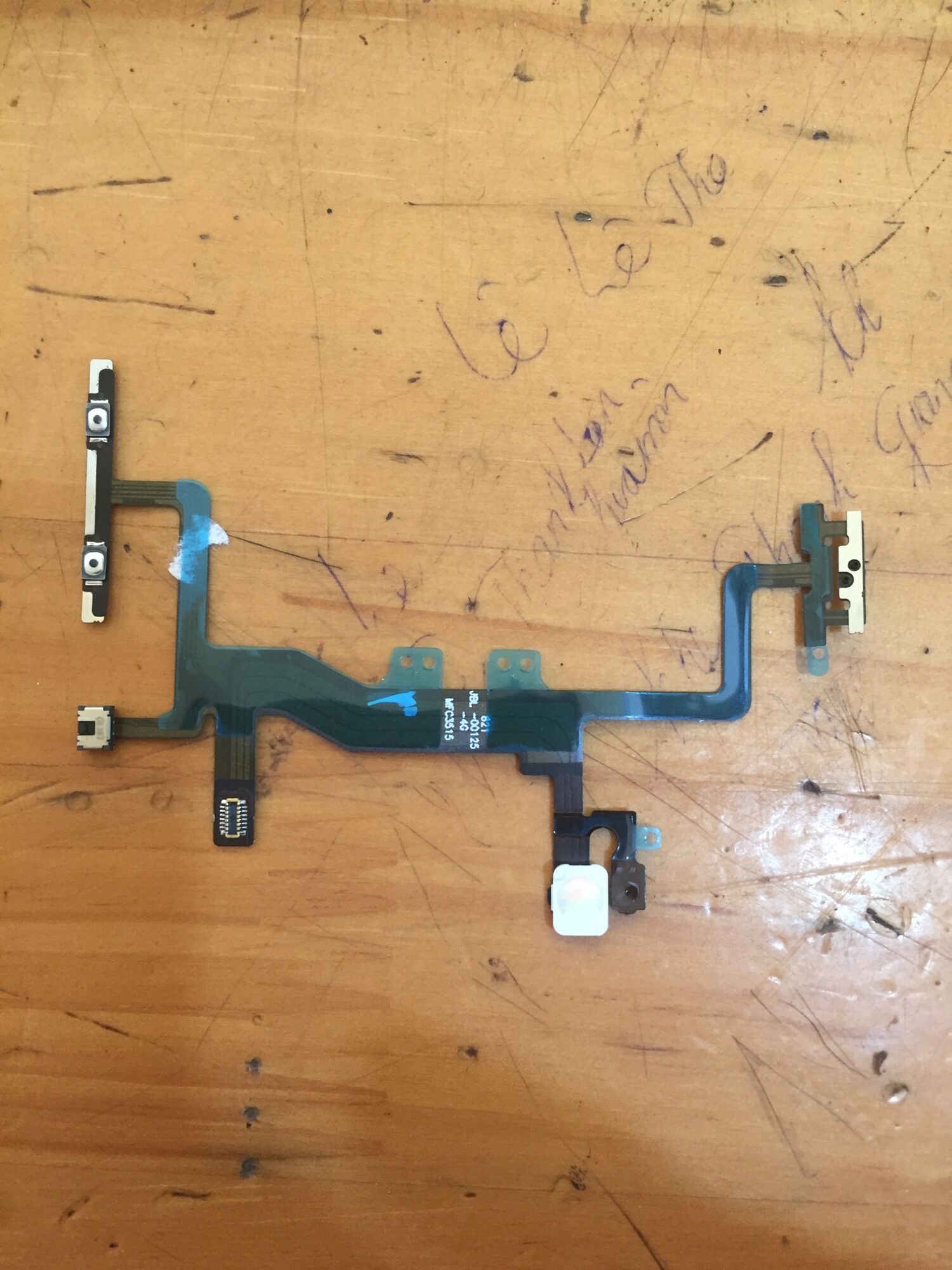 Cáp nguồn volume gạt rung đèn flash míc iphone 6s