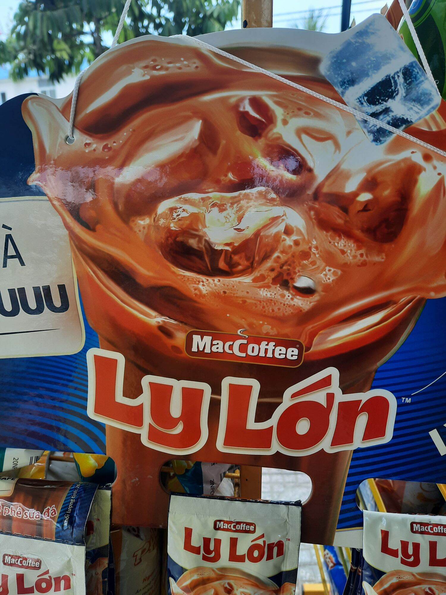 Cà phê sữa LY LỚN dây 10 gói 26g/ gói