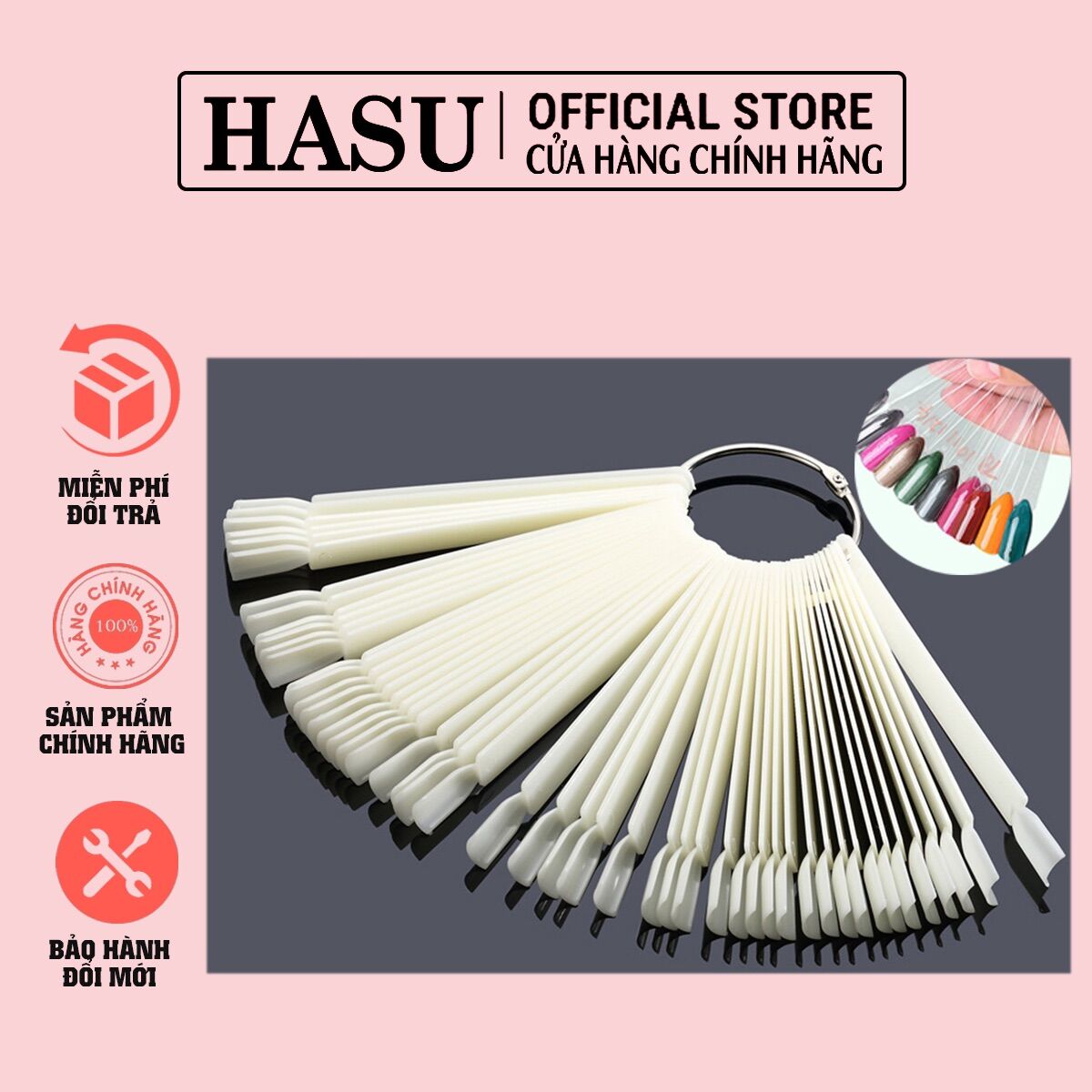 Móng que vuông học nail - móng que tập sơn - dũa form