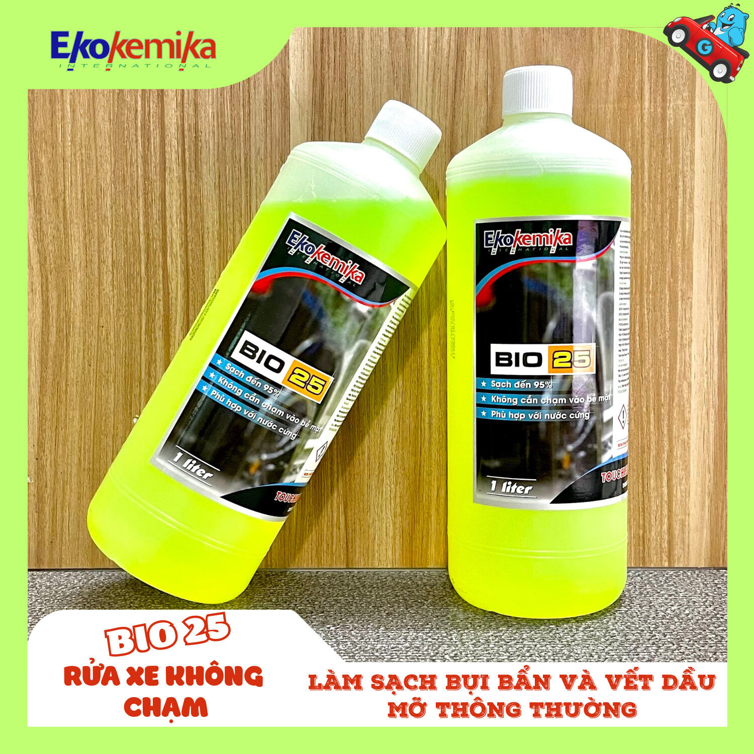 Dung dịch rửa xe không chạm ekokemika bio 25 - 1l
