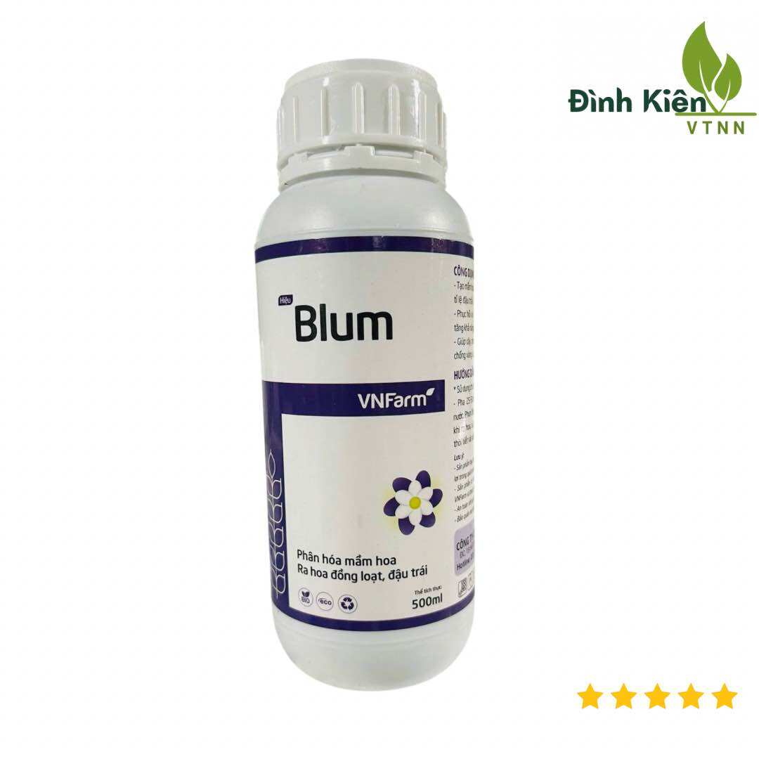   Combo 2 Chai  Phân bón Blum của VNFarm  Chai 500ml . Phân hoá mầm hoa kích mắc cua ra đồng loạt. 