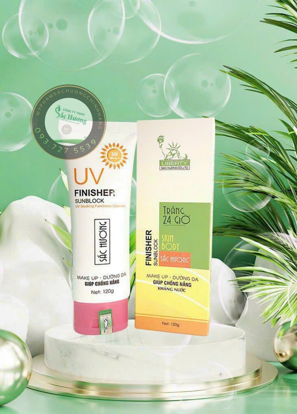 Kem chống nắng sắc hương uv sunblock 120ml