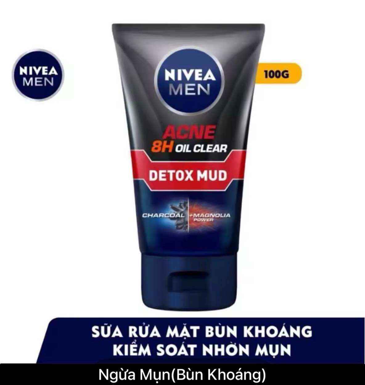 SỮA RỬA MẶT NIVEA MEN 100g(CAM KẾT HÀNG CÔNG TY CHÍNH HÃNG)