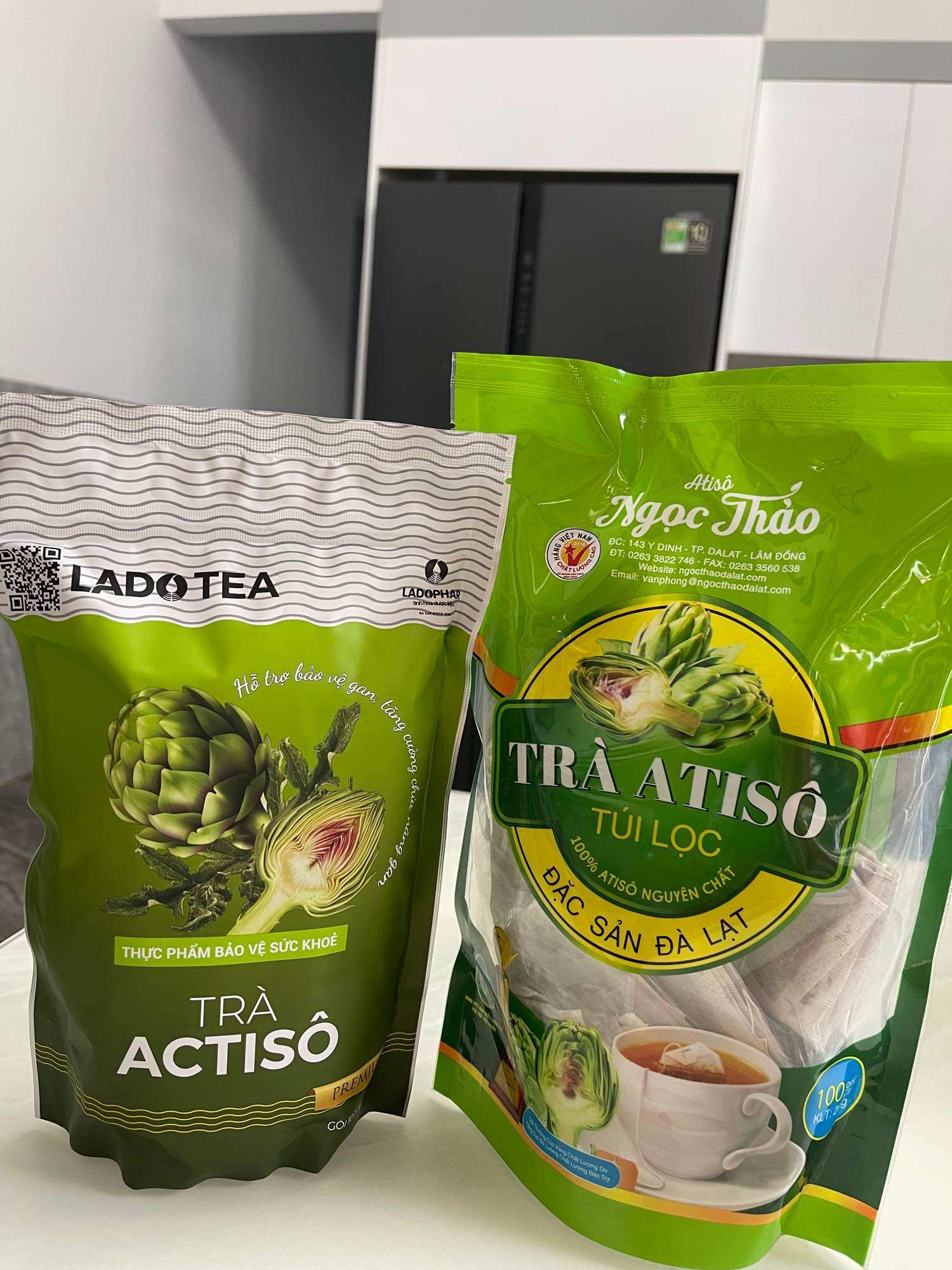 Combo 2 gói trà actiso mỗi gói 100 Túi Lọc