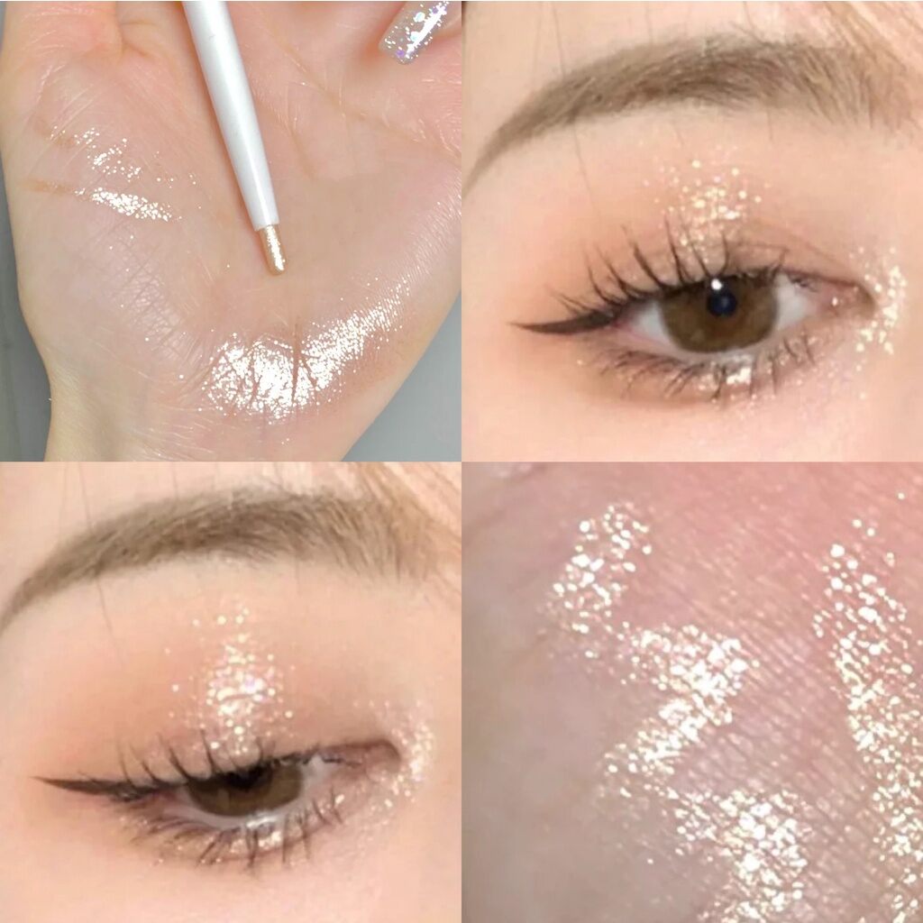 bút sáp nhũ mắt bắt sáng