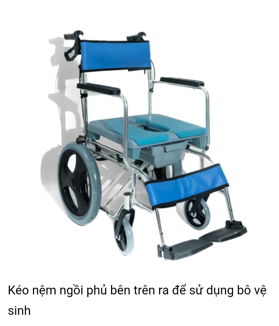 Xe lăn bô tắm vệ sinh