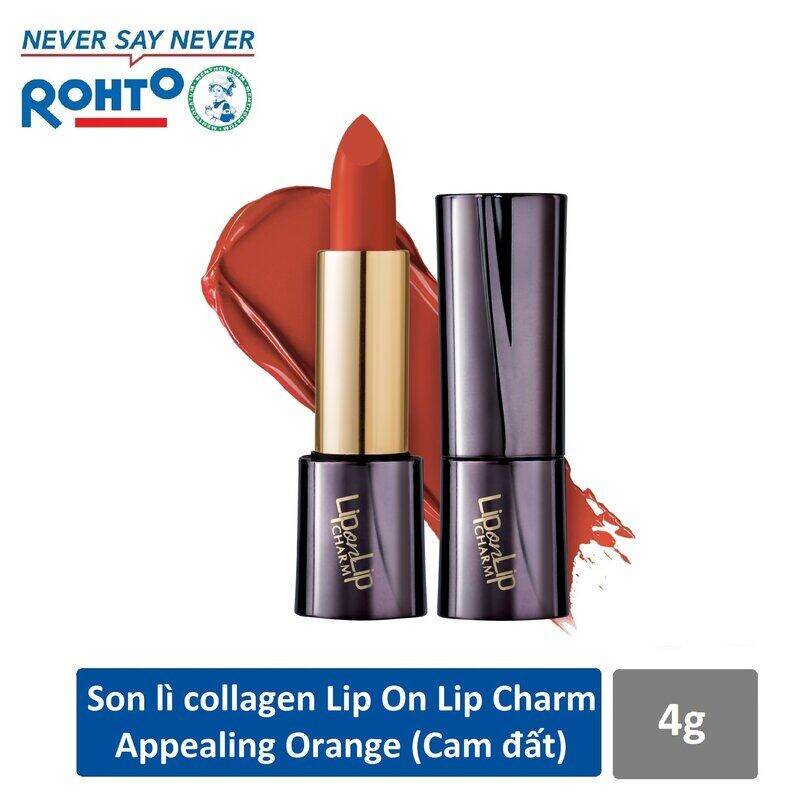 lip on lip charm appealing orange