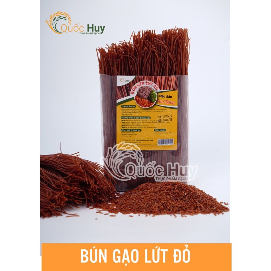 Bún gạo lứt đỏ [eat healthy] 2 túi 500gr