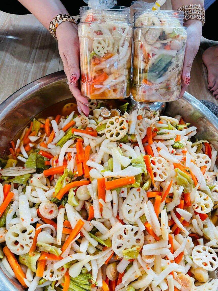 Dưa món ngâm chua ngọt 1kg