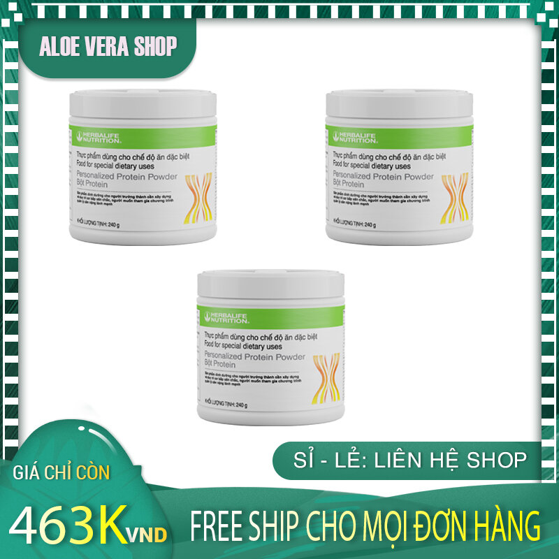 Combo 3 hộp bột protein kiểm soát cơn đói