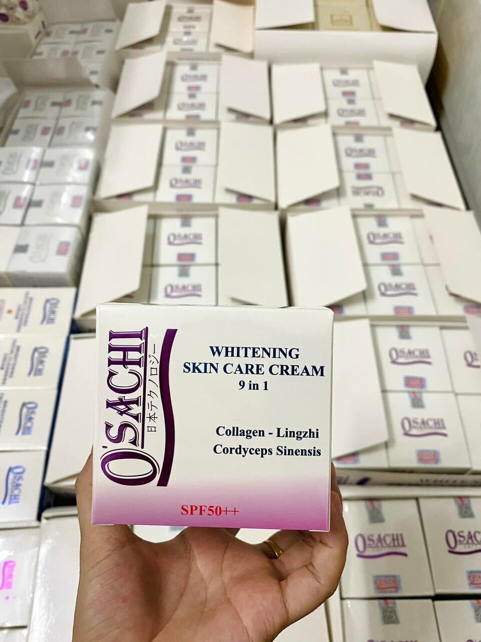 KEM DƯỠNG TRẮNG DA CAO CẤP OSACHI 9in1 (20g)