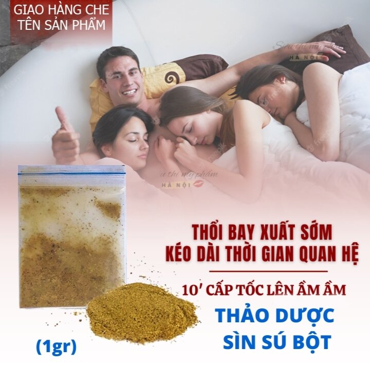 Thảo mộc bôi SÌN BỘT Ê ĐÊ - VUA SÍN SÙ cao cấp nam (túi 0.5g) trơn - hàng chính hãng ( gel sú trơn xìn sình xú )