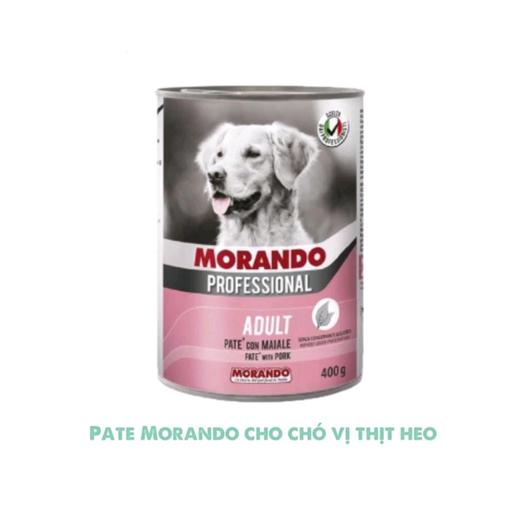 Pate cho chó Morando nhiều vị thơm ngon lon 400g