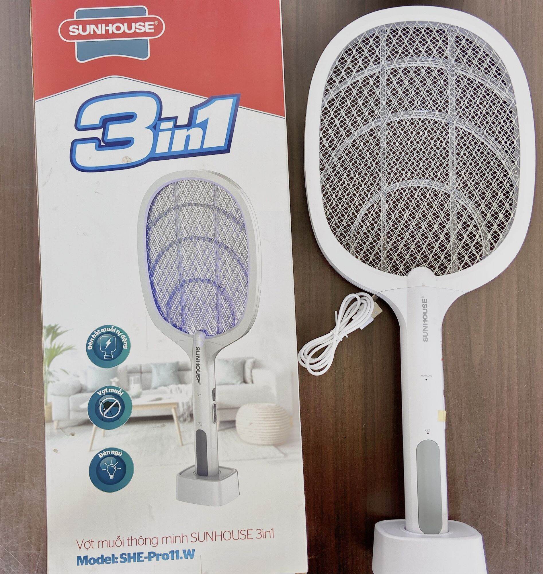 Vợt bắt muỗi Sunhouse cao cấp