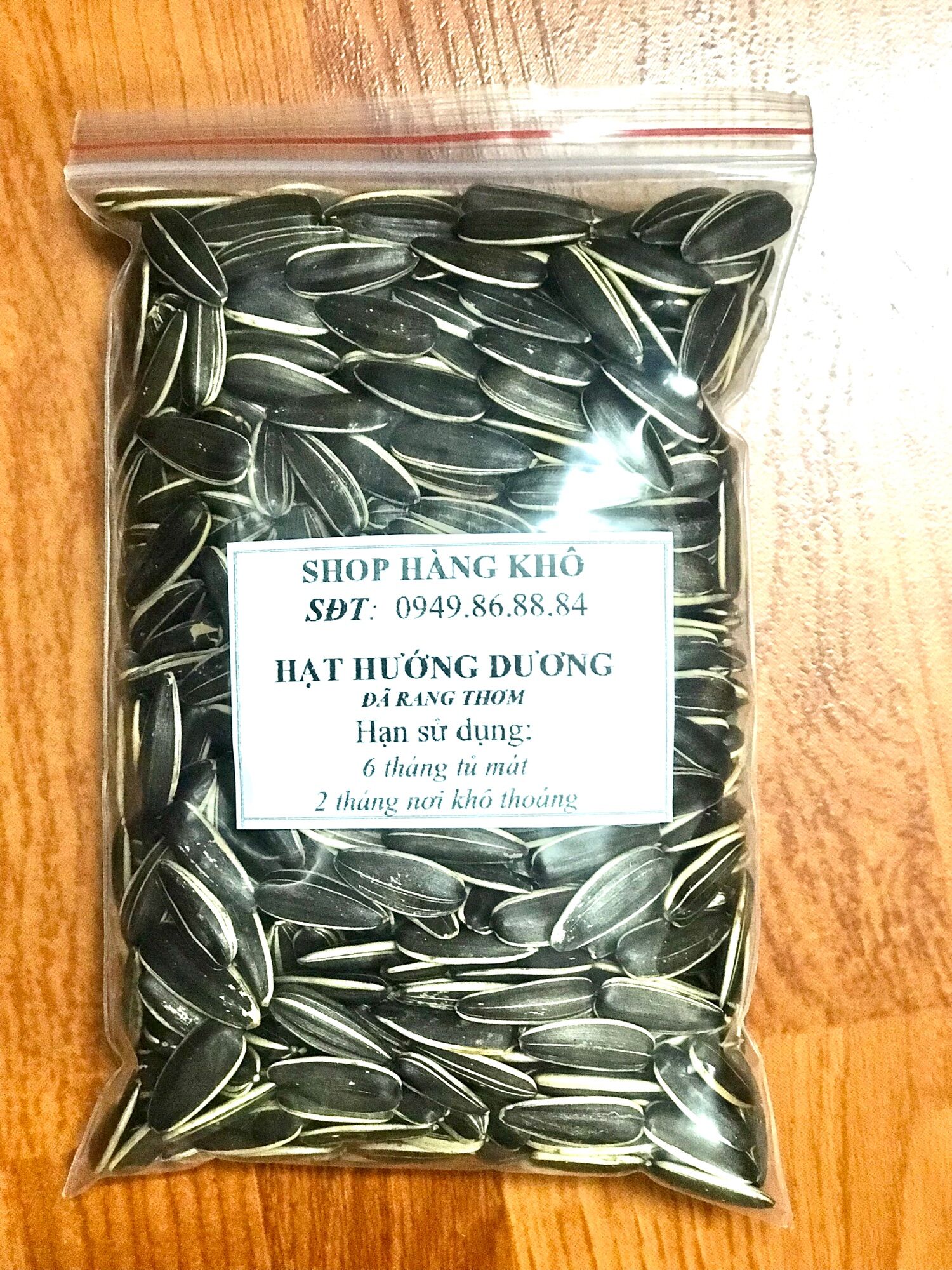 100gr hạt hướng dương rang thơm mẩy bùi