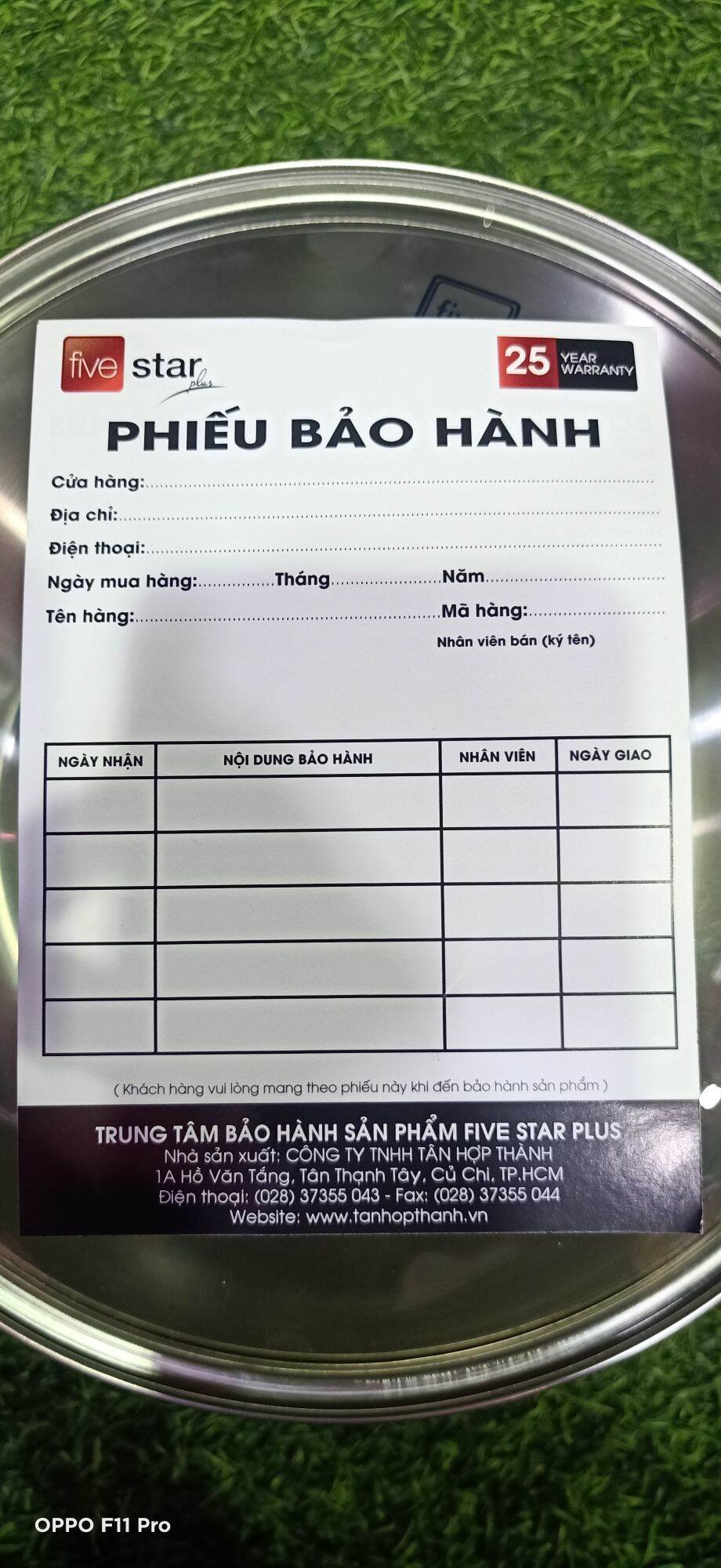 Nồi inox 304 five star 3 đáy 24cm ( hàng khuyến mãi vinamilk)