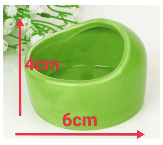 Chén ăn vòm bằng sứ cho Hamster