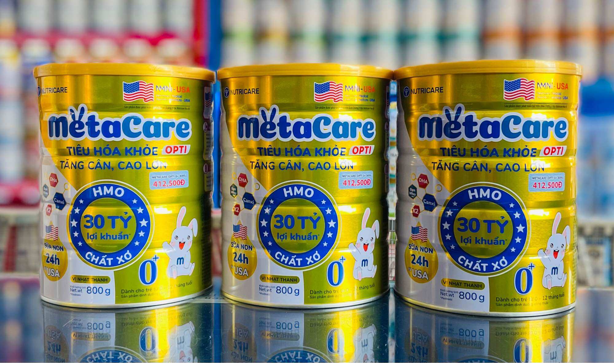 Sữa bột Metacare Opti 1+ 900g