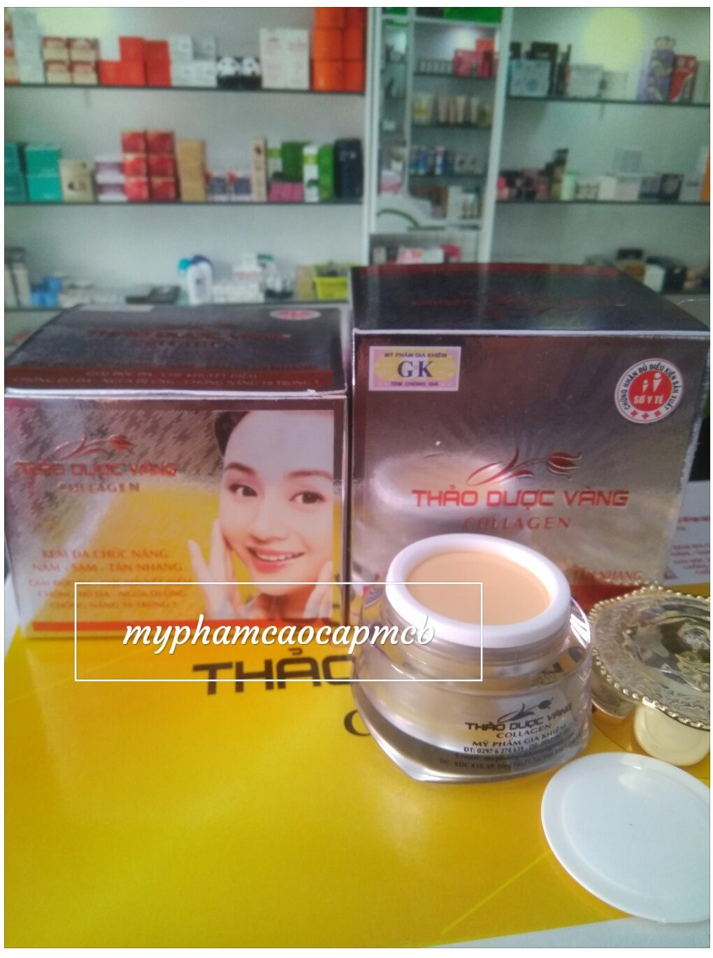 kem thảo dược vàng nám sạm da đa chức năng 15g