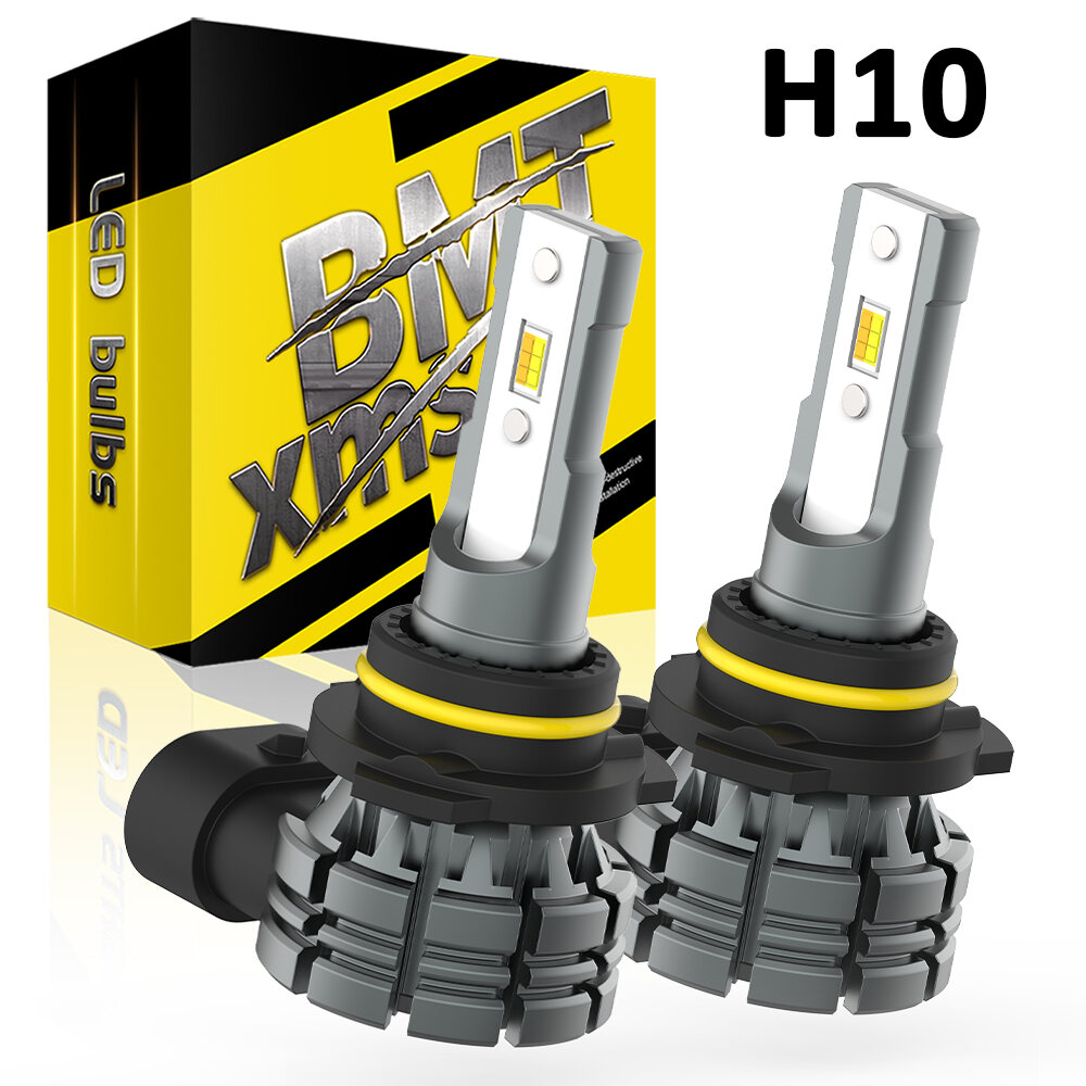 Đèn Sương Mù LED BMTxms 2 Chiếc 9006 HB4 Hai Màu Tương Thích Canbus Dành Cho Toyota Highlander Chevr