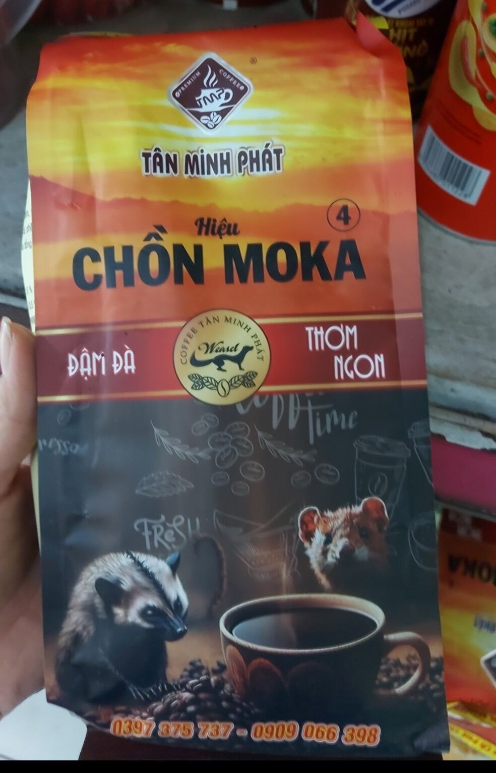 cà phê  Chồn Tân Minh Phát 2 500g