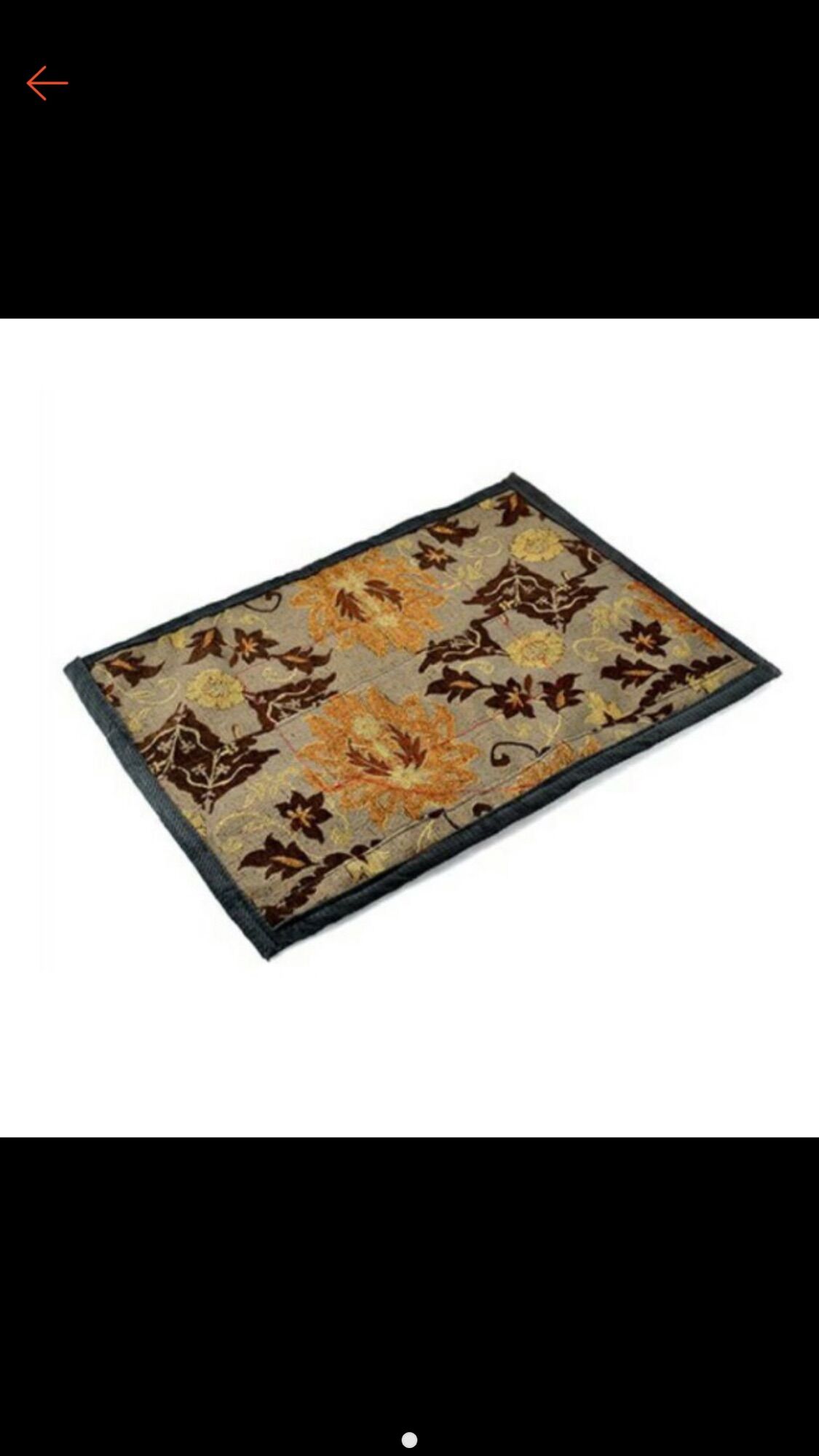 Thảm vải Thổ cẩm chùi chân 37x54 cm