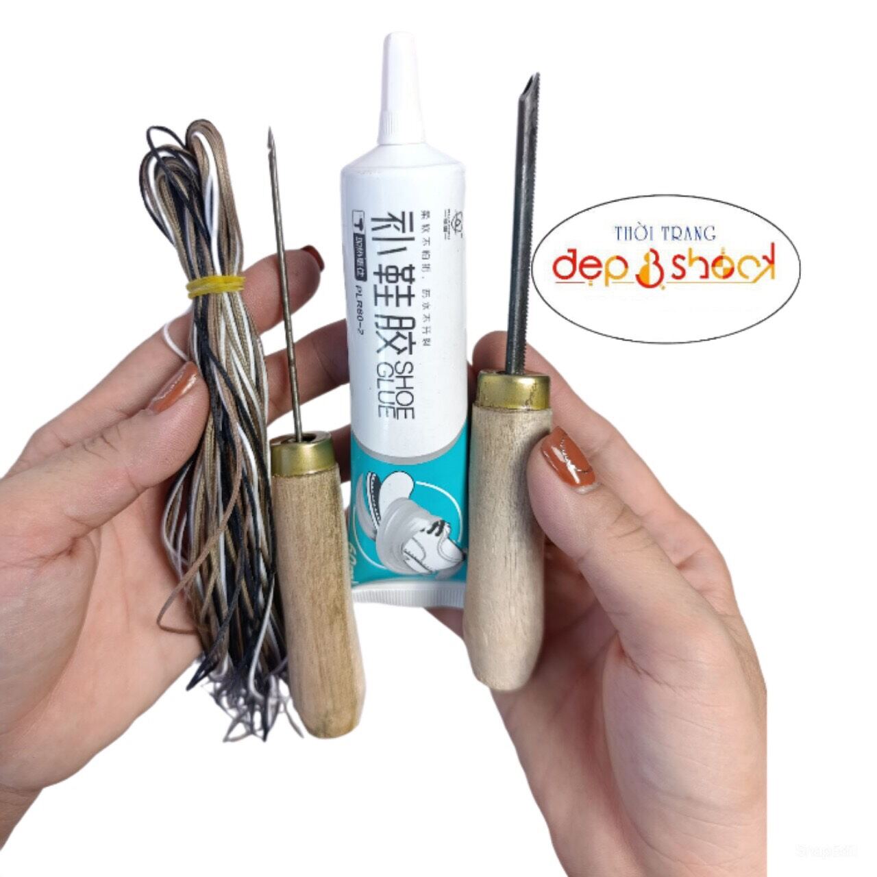 Needles for Sewing Shoe Soles, Soccer Shoes, Leather Shoes, Multi-Colored Thread, Anyone Can Do It at Home to Help Save Money