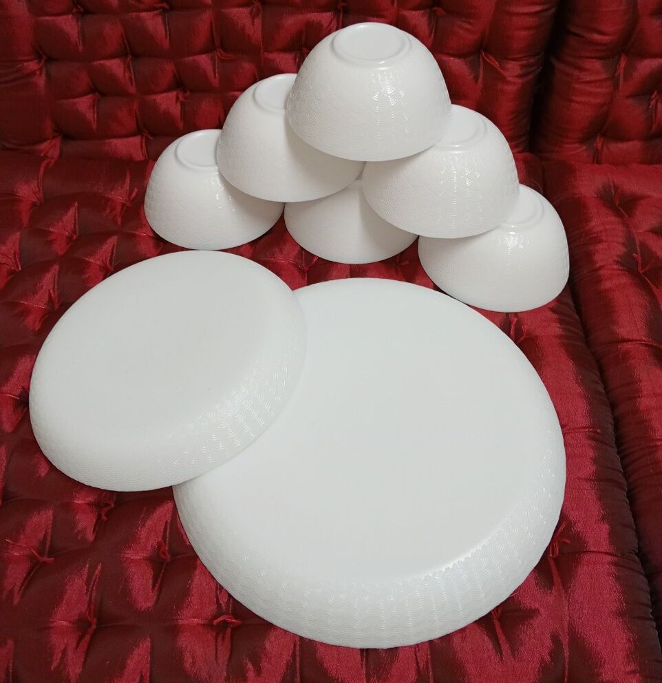 Bộ chén dĩa thủy tinh opal Luminarc cao cấp - chén dĩa thủy tinh opal
