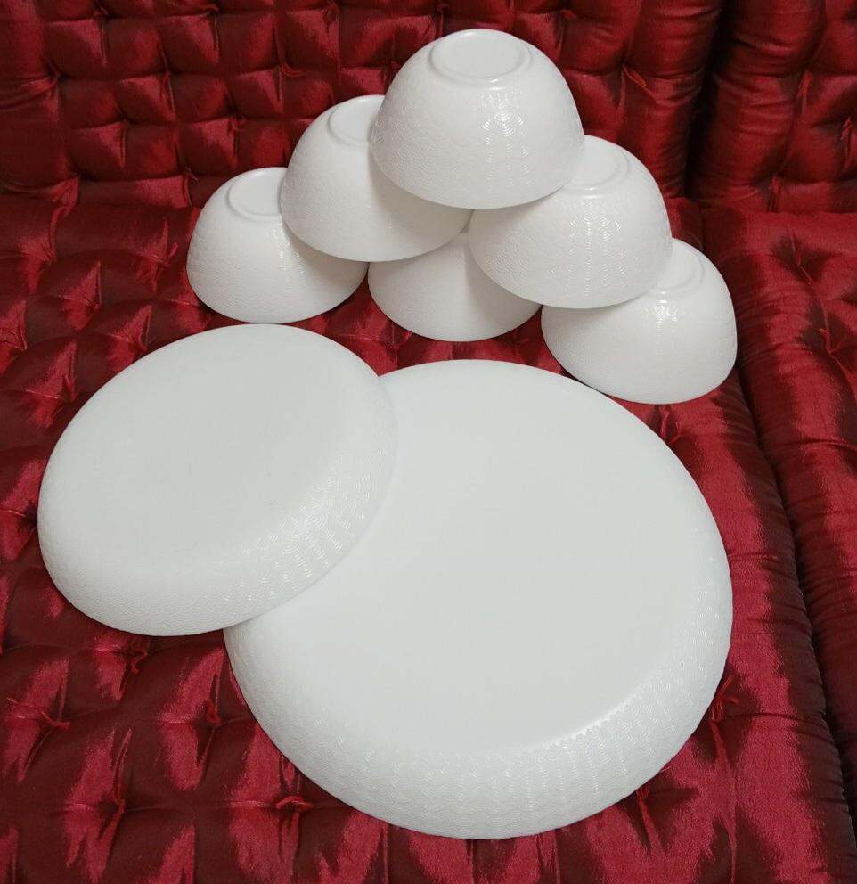 bộ chén dĩa thủy tinh opal Luminarc cao cấp - chén dĩa thủy tinh opal